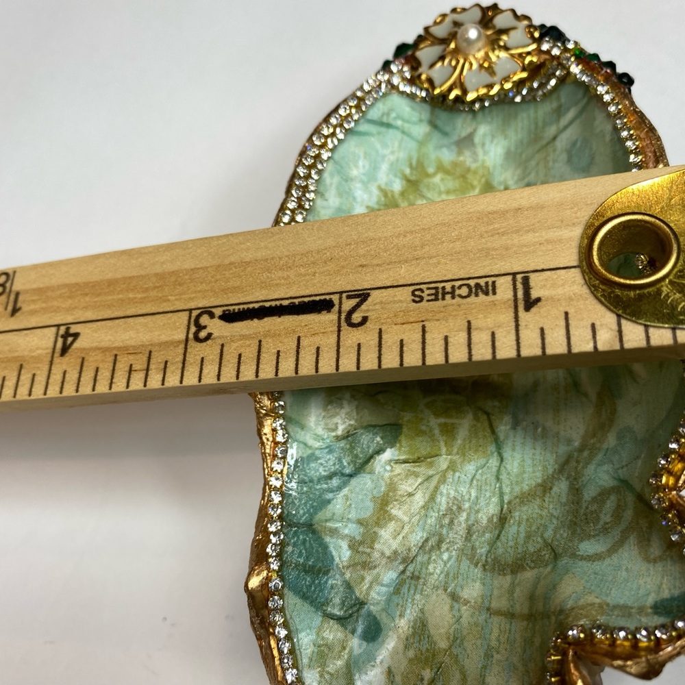 Seahorse oyster shell ring/trinket dish Handmade Coastal gifts - Picture 10 of 13